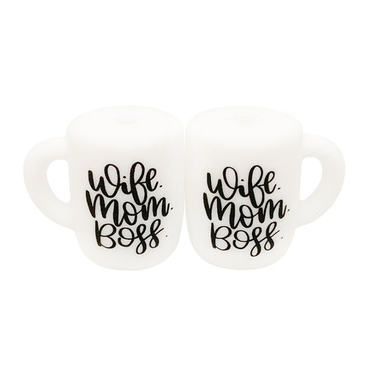 Wife mom boss Mugs Focal Beads #3